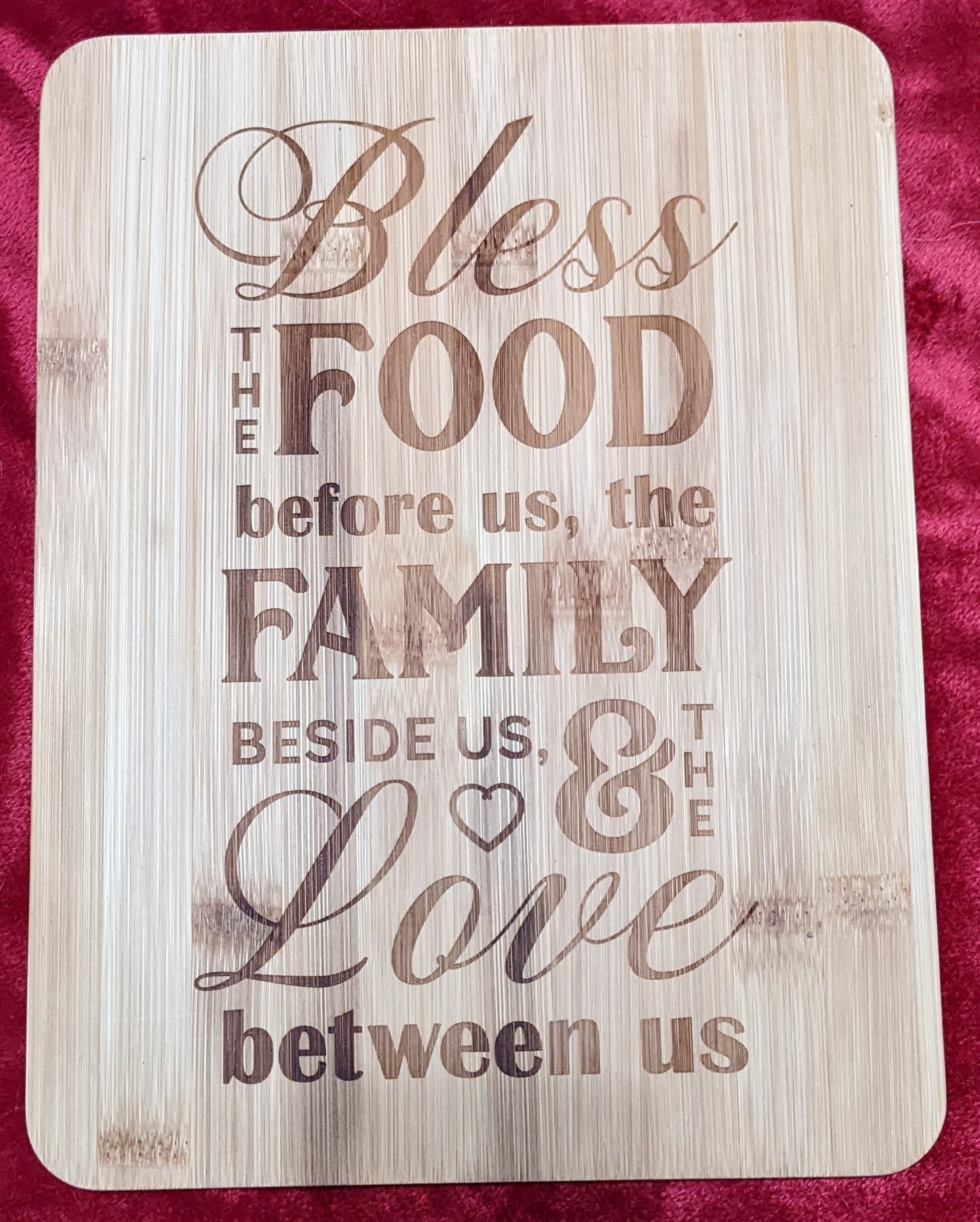 'Bless' Cutting Board
