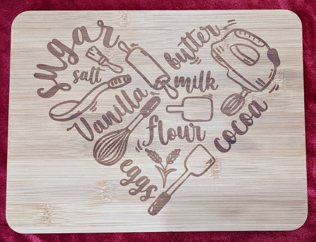 'Heart of Cooking' Cutting Board