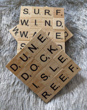 Load image into Gallery viewer, Beach Scrabble Coasters
