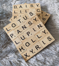 Load image into Gallery viewer, Flower Scrabble Large Coasters
