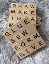 Load image into Gallery viewer, Craft Scrabble Coasters
